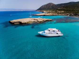Wycieczka fakultatywna, Rejs na Blue Lagoon z Pafos rejs poranny z transferem z adresu